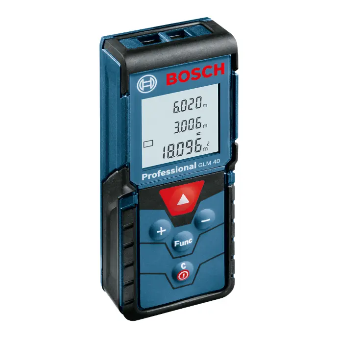 MEDIDOR D DISTANCIA A LASER MODELO GLM40, RANGO  0.15-40.0MT, LASER ROJO 